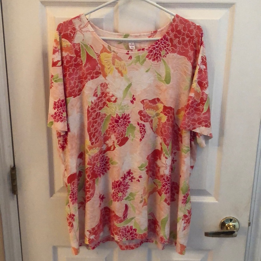 JM  Collection Top Blouse Sz 1X